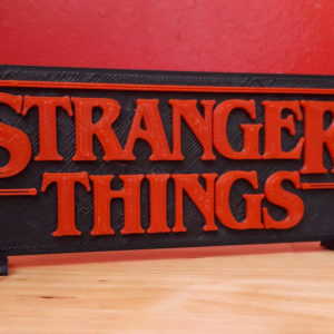 Logo 3D Stranger Things
