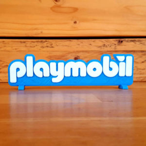 Logo 3D Playmobil