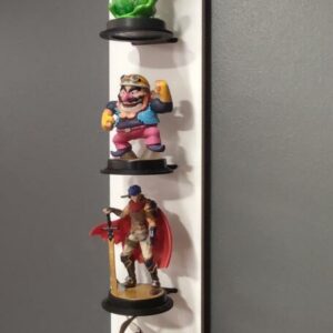 Stand vertical pour 6 Amiibo Blanc