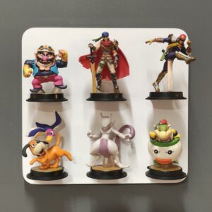 Présentoir à Amiibo : 2 lignes / 3 colonnes Blanc