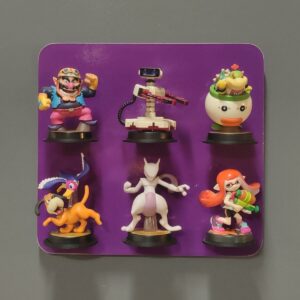 Présentoir à Amiibo : 2 lignes / 3 colonnes Violet