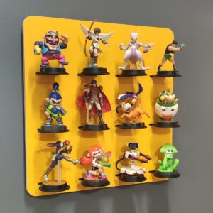Présentoir à Amiibo : 3 lignes / 4 colonnes Jaune