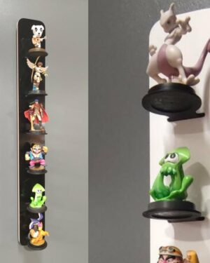 Stand vertical pour 6 Amiibo