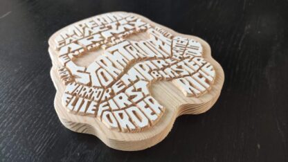 Casque de stormtrooper en Wordle