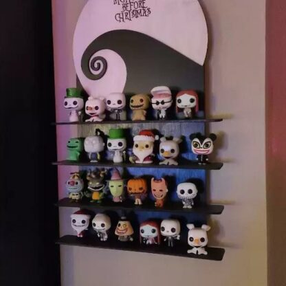 Étagère Nightmare Before Christmas, installée